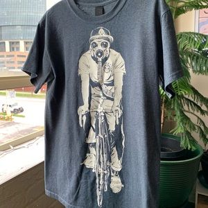 Obey gas mask cyclist Tee